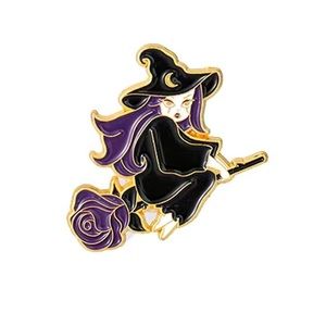 Cute witch pin